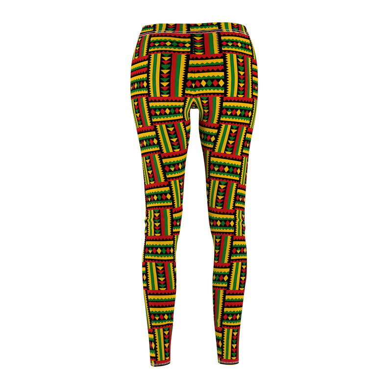Kente Cloth Women's Casual Leggings (AOP)