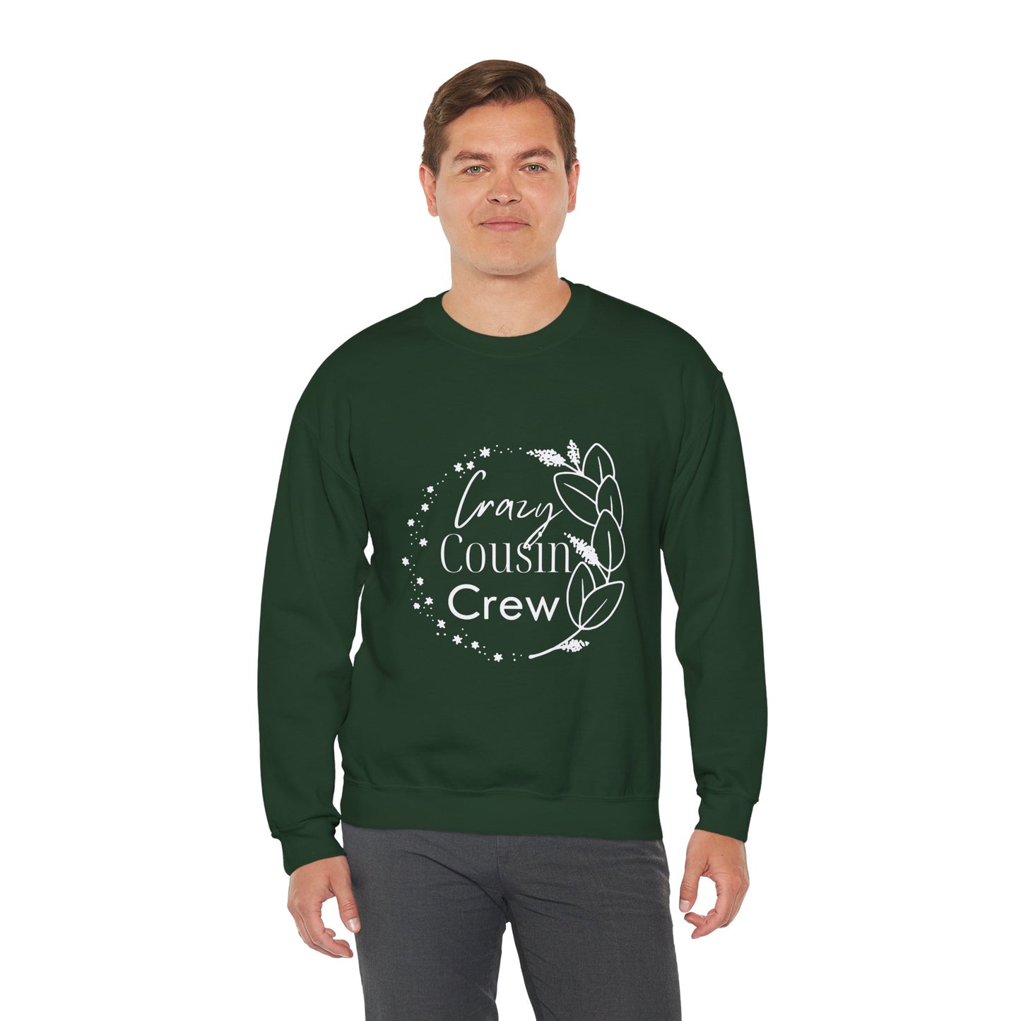 Crazy Cousin Crew - Family Reunion Unisex Heavy Blend™ Crewneck Sweatshirt