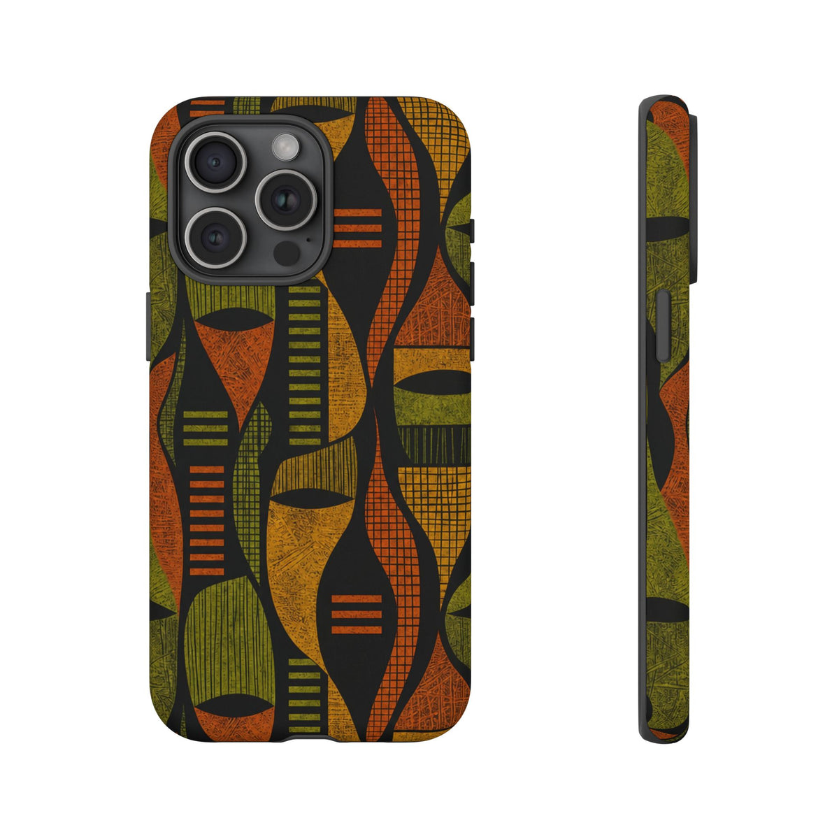 Geometric African-Inspired Tough Phone Case