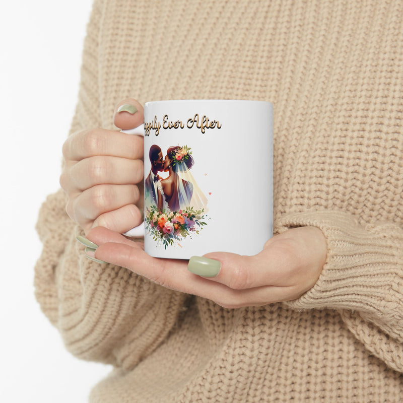 Happily Ever After - Romantic Wedding Coffee Mug