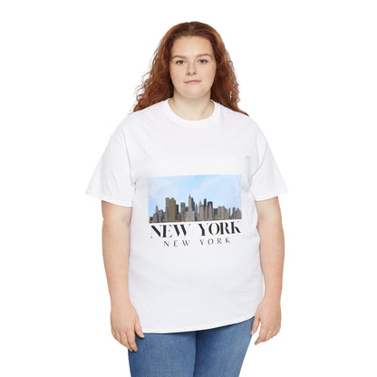 New York Unisex Heavy Cotton Tee