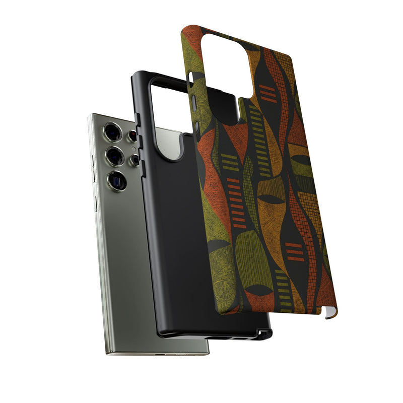 Geometric African-Inspired Tough Phone Case