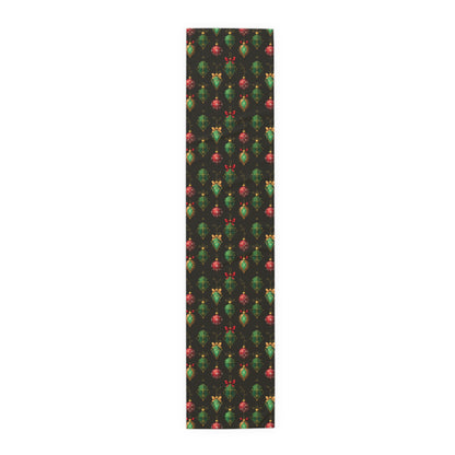 Christmas Ornament Table Runner (Cotton, Poly)