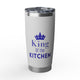 King of the Kitchen Tumbler 20oz - Funny Cooking Gift for Him