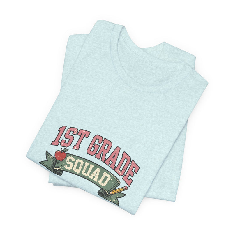 Personalized 1st Grade Squad T-Shirt | Custom Name Teacher Gift