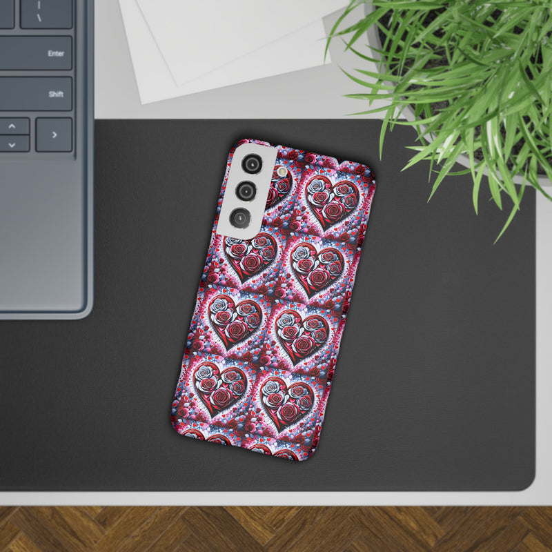 Rose Heart - Slim Phone Case