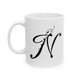 Letter "N" Decorative Monogram Design Coffee Mug