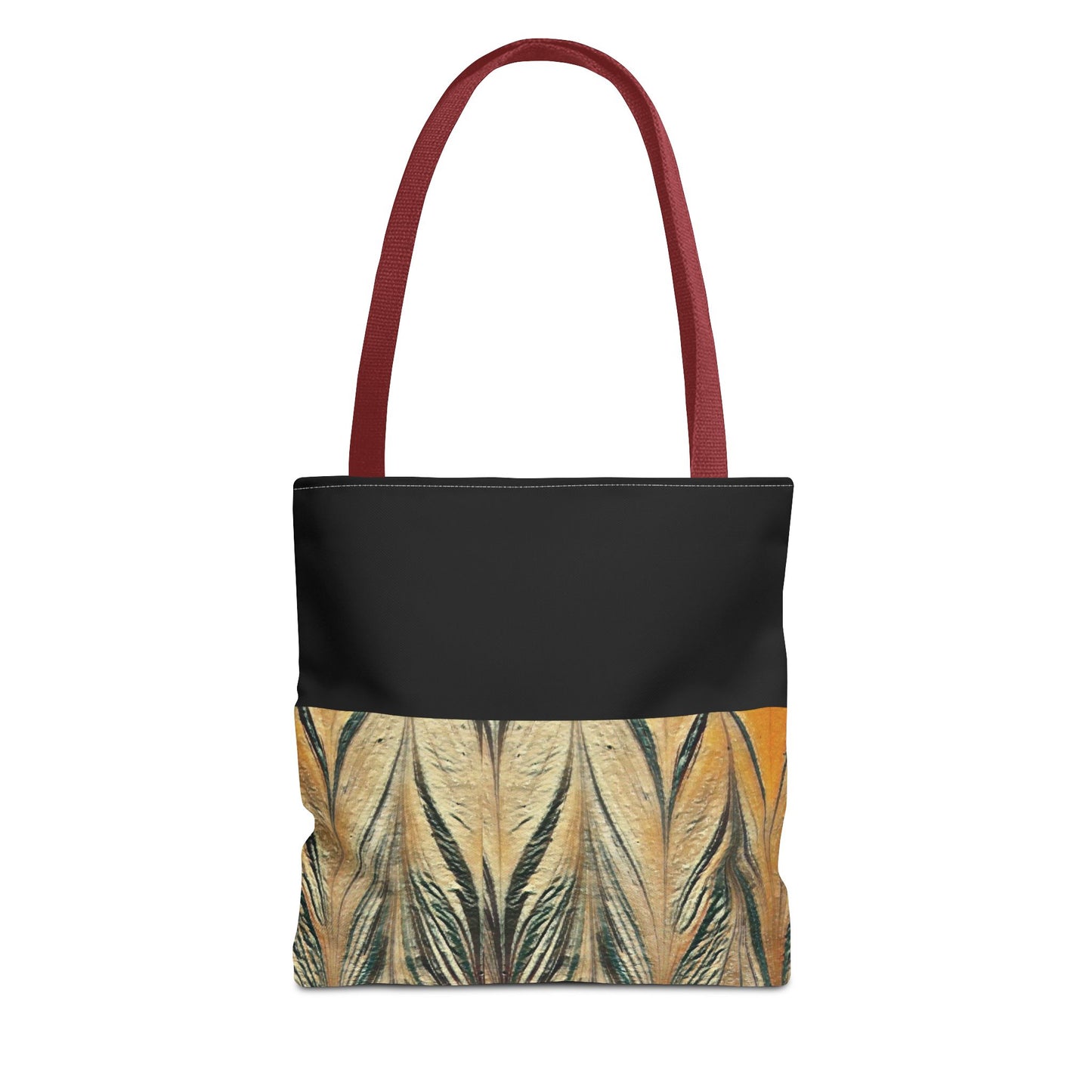 Gold and Black Acrylic Arrow Tote Bag