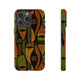 Geometric African-Inspired Tough Phone Case