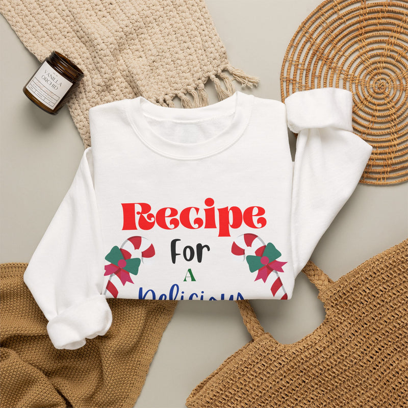 Recipe for a Delicious Holiday Sweatshirt - Christmas Baking Gift