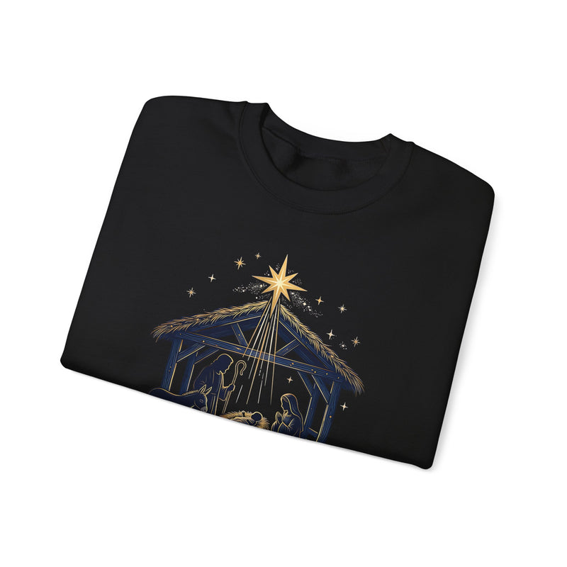 Oh Holy Night Nativity Christmas Sweatshirt