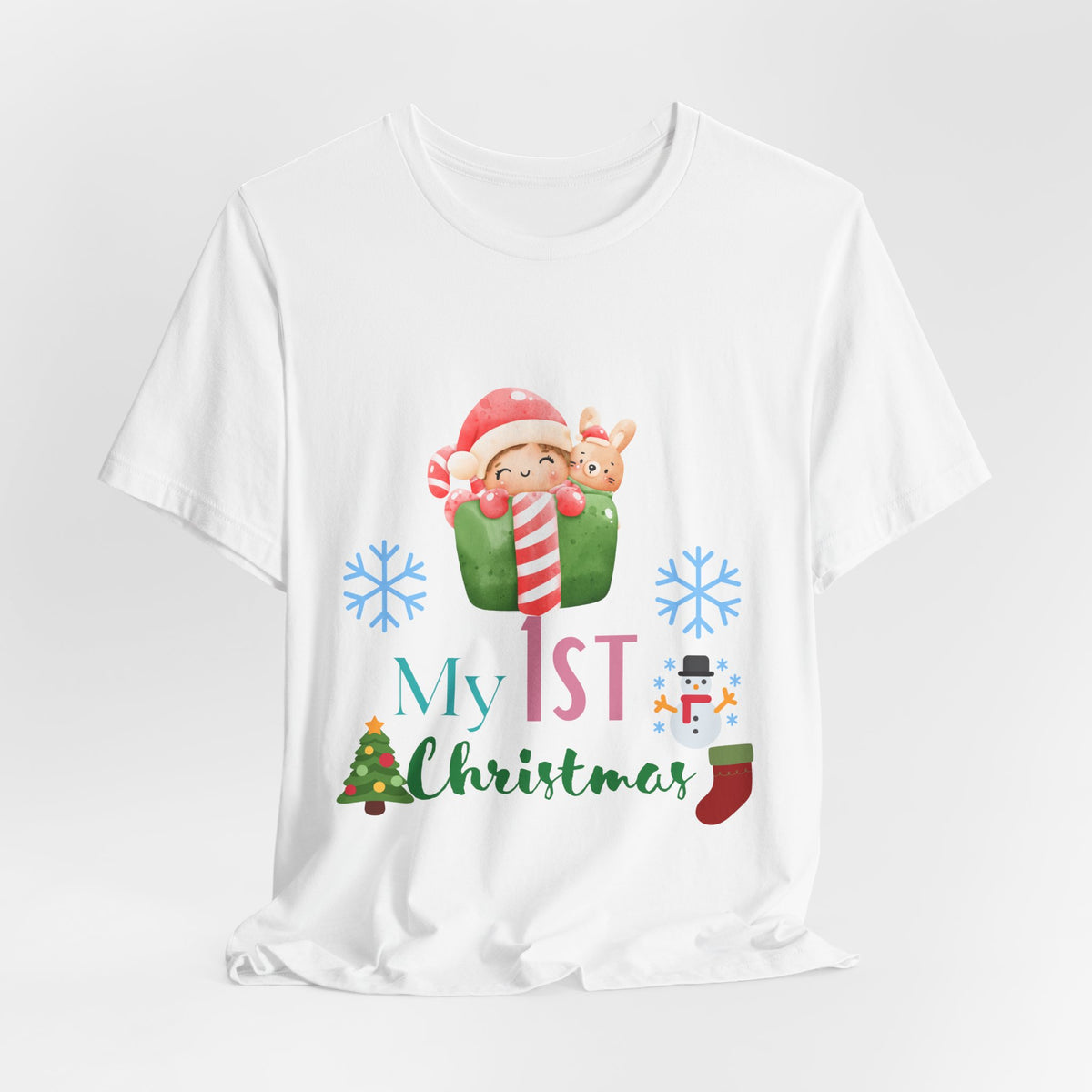 My 1st Christmas T-Shirt - Baby's First Christmas Gift
