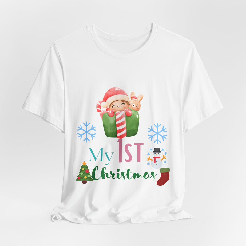 My 1st Christmas T-Shirt - Baby's First Christmas Gift