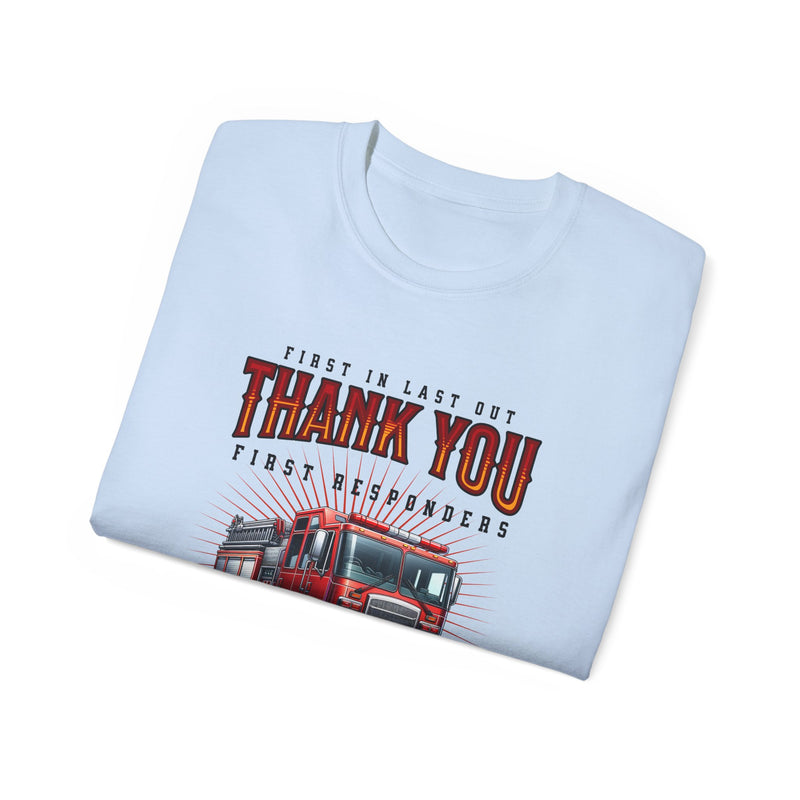 Thank You First Responders Unisex Ultra Cotton T-Shirt