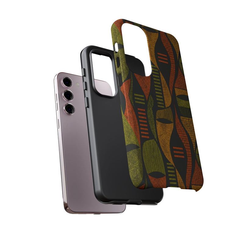 Geometric African-Inspired Tough Phone Case