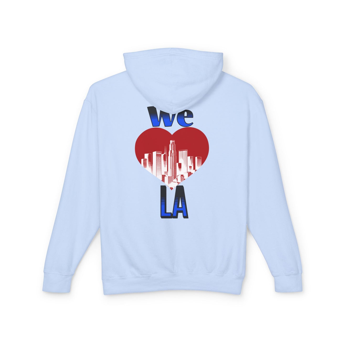 We Love LA Unisex Lightweight Hooded Sweatshirt