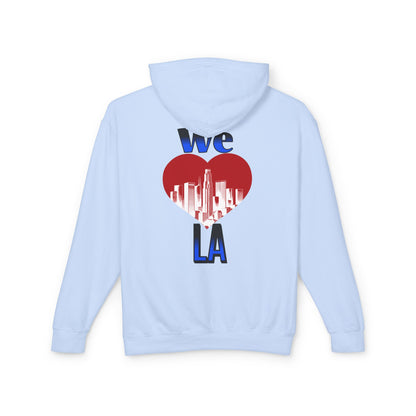 We Love LA Unisex Lightweight Hooded Sweatshirt