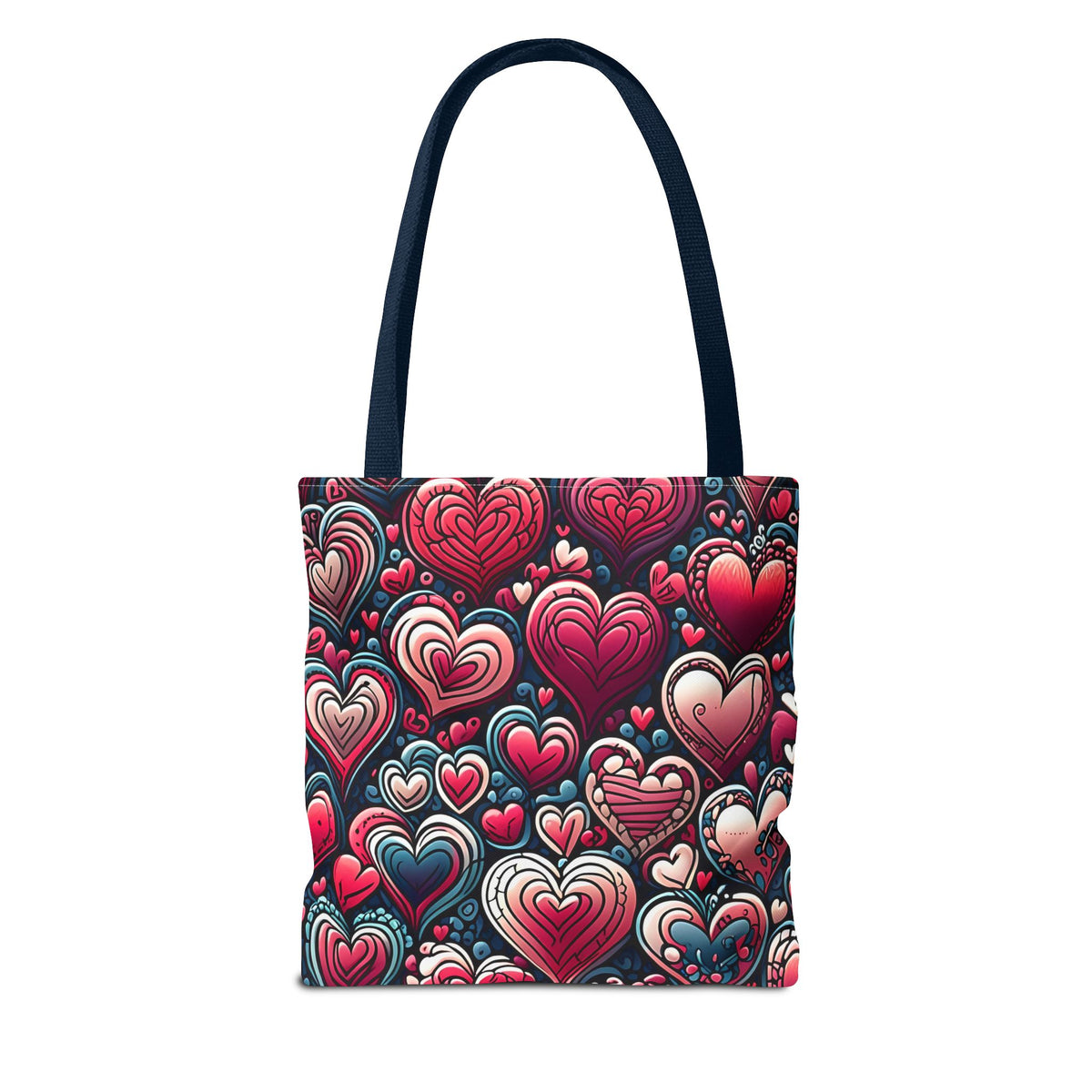 Decorative Heart Pattern - Romantic Tote Bag