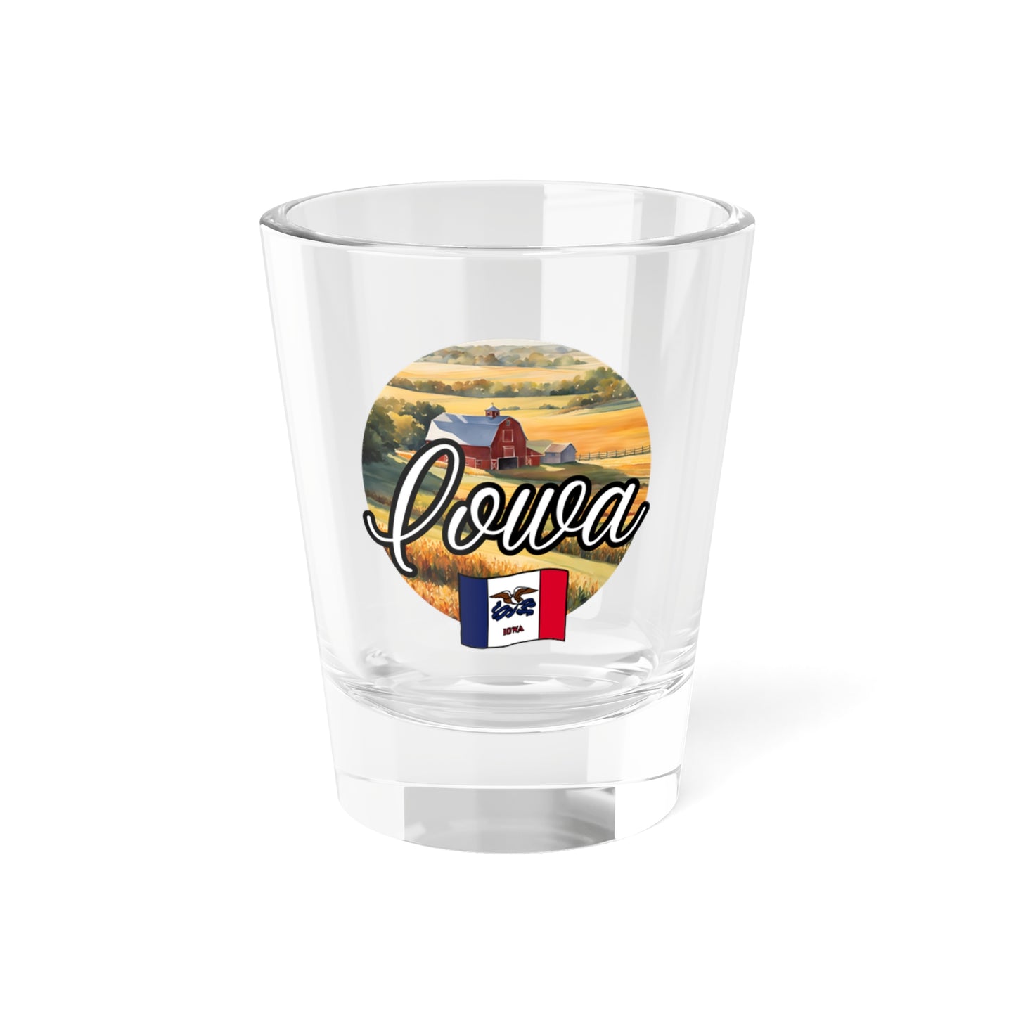 Iowa Shot Glass, 1.5oz