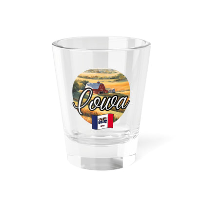 Iowa Shot Glass, 1.5oz