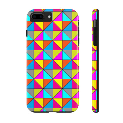 Colorful Geometric Pattern Case Mate Tough Phone Cases