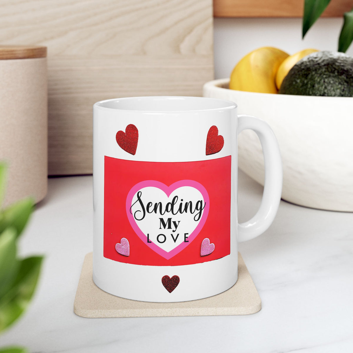 Sending My Love Coffee Mug