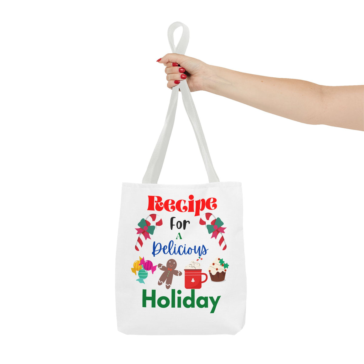 Recipe for a Delicious Holiday Tote Bag - Christmas Baking Gift