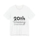 20th Wedding Anniversary T-Shirt - Anniversary Gift for Couples