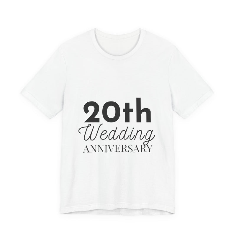 20th Wedding Anniversary T-Shirt - Anniversary Gift for Couples