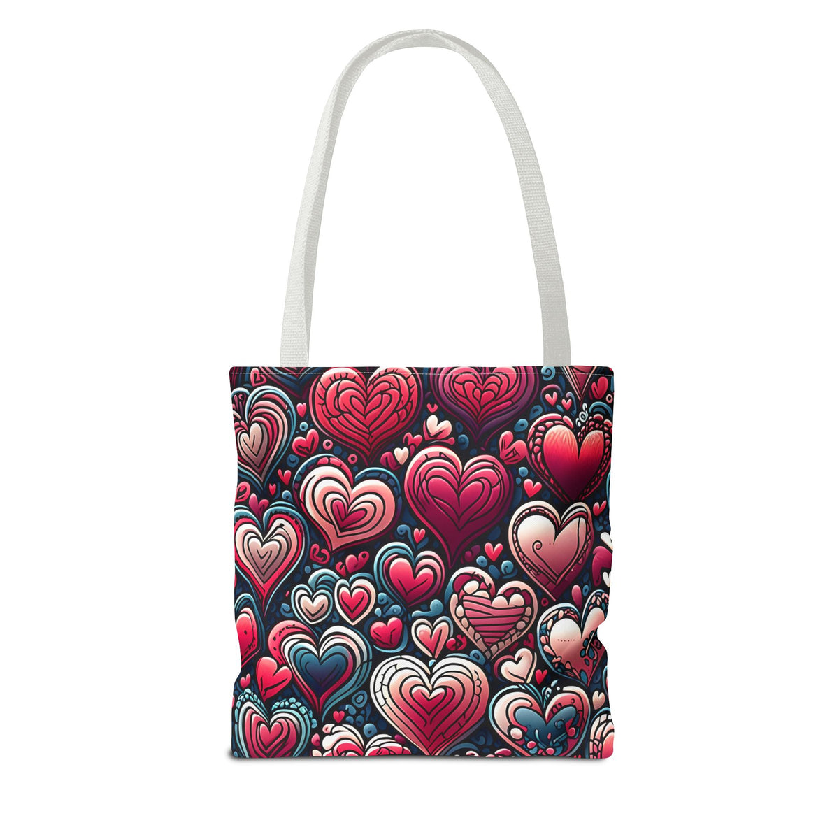 Decorative Heart Pattern - Romantic Tote Bag