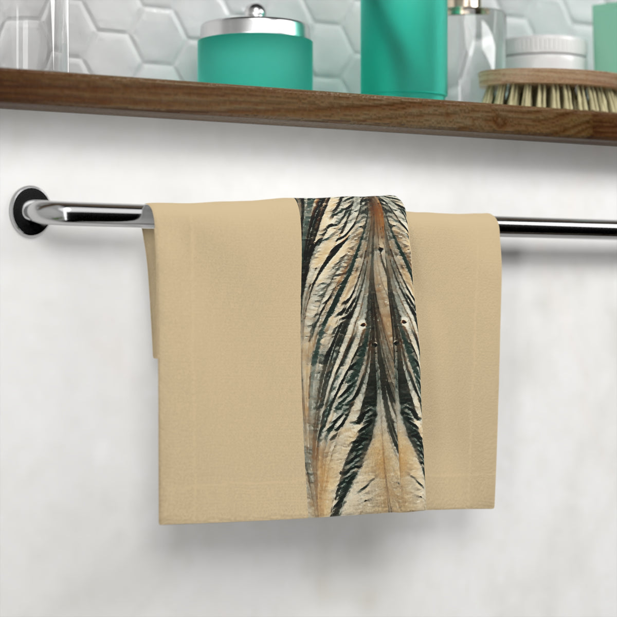 Acrylic Arrow Design Face Towel