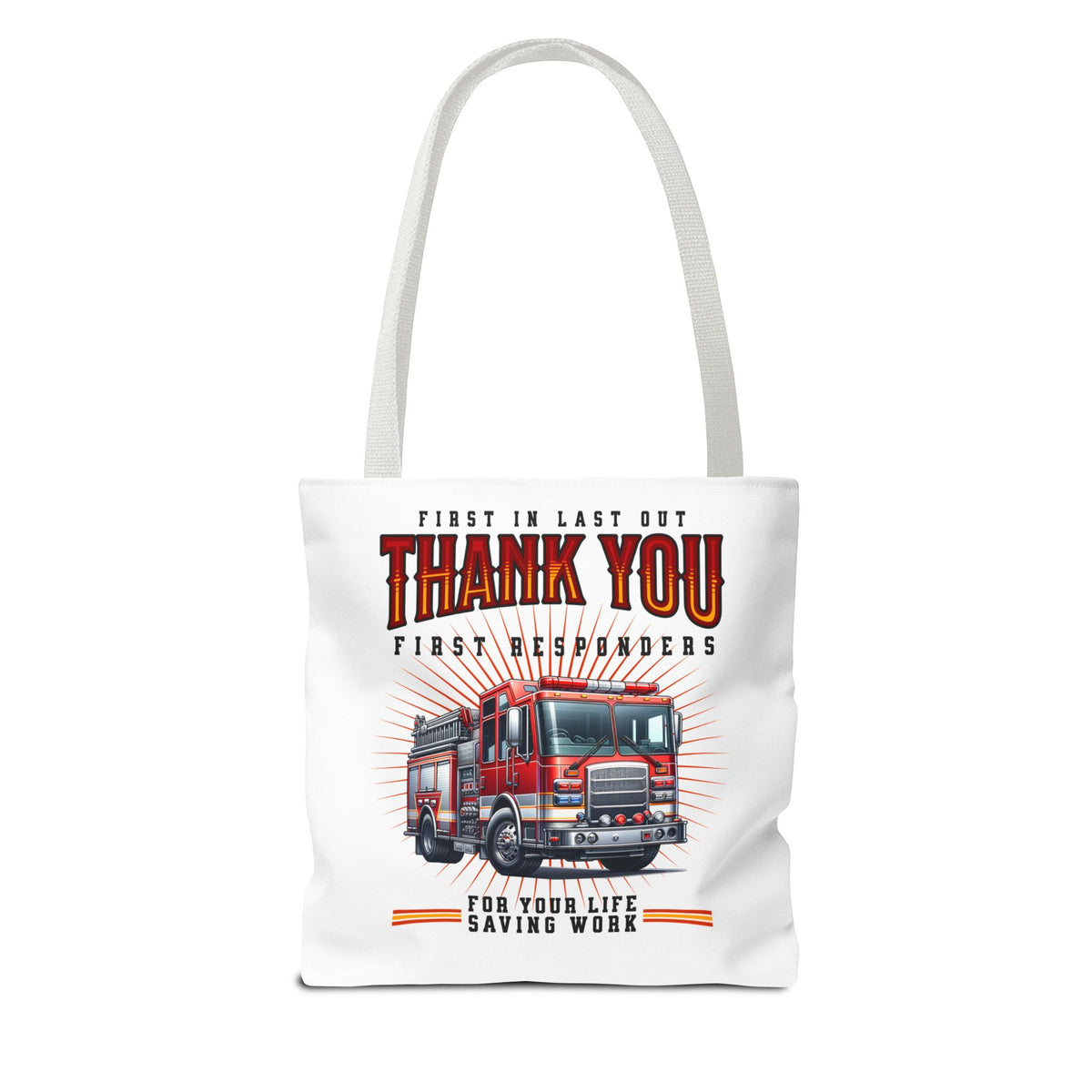 Thank You First Responders Tote Bag