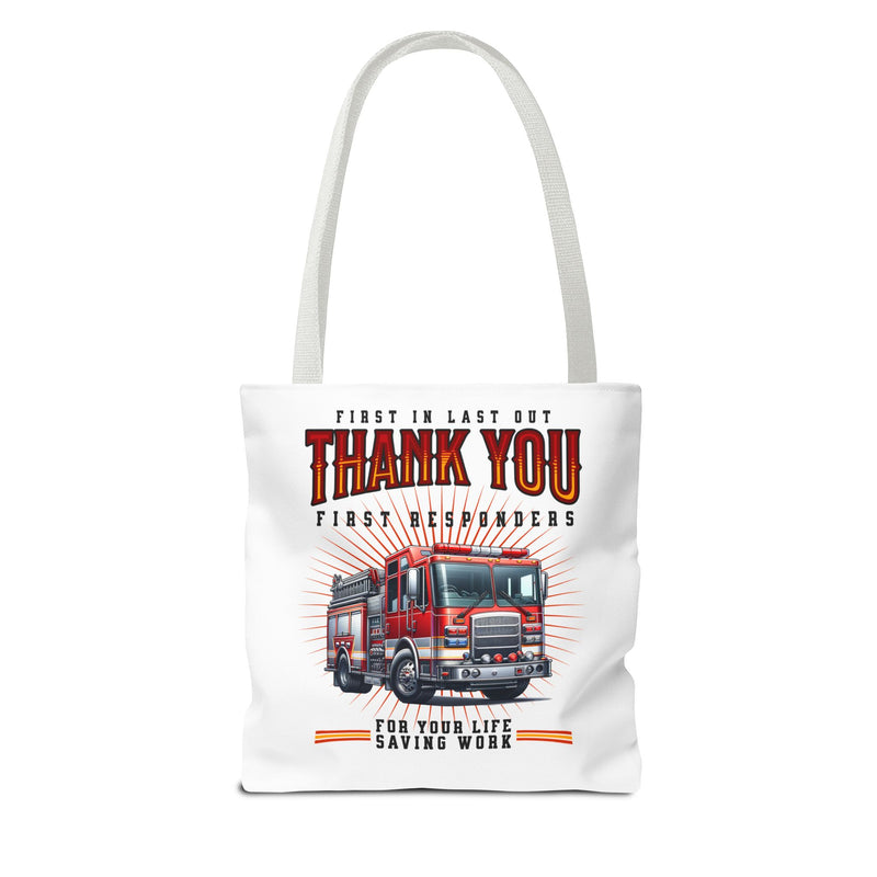Thank You First Responders Tote Bag