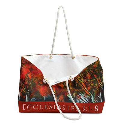 Ecclesiastes 3:1-8 Weekender Bag