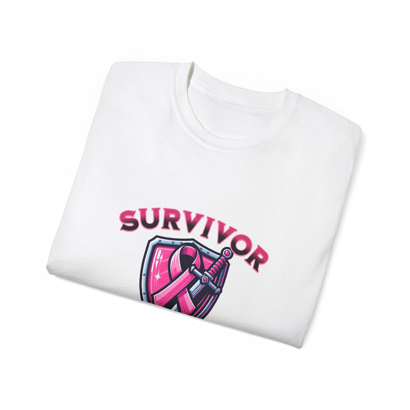 Survivor Warrior - Breast Cancer Survivor Ultra Cotton T-Shirt