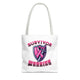 Survivor Warrior Tote Bag — Pink Ribbon Breast Cancer Awareness Tote