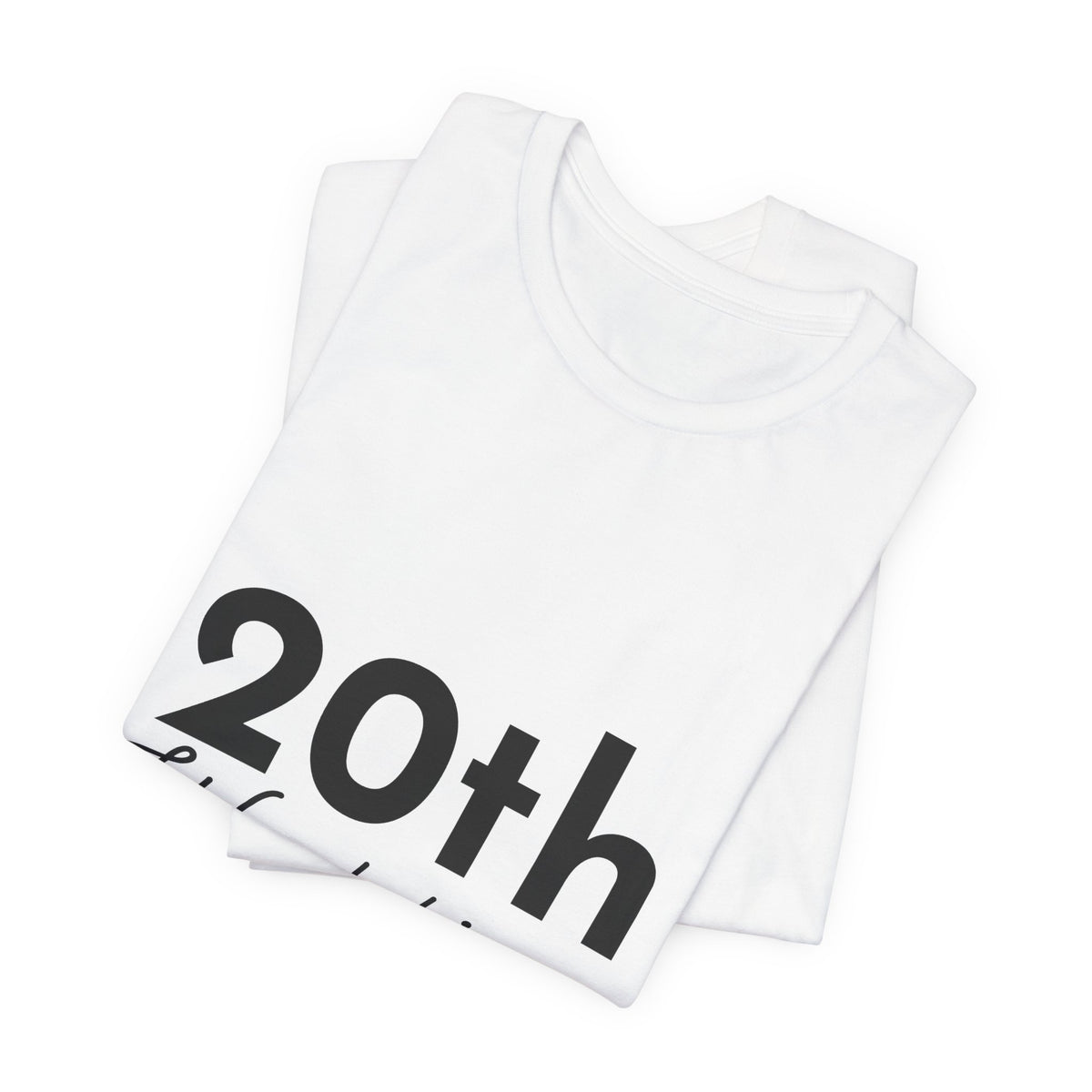 20th Wedding Anniversary T-Shirt - Anniversary Gift for Couples
