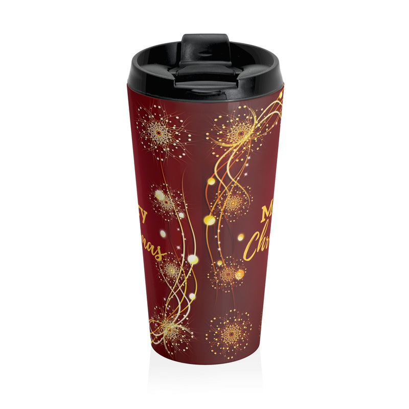 Merry Christmas Stainless Steel Travel Mug