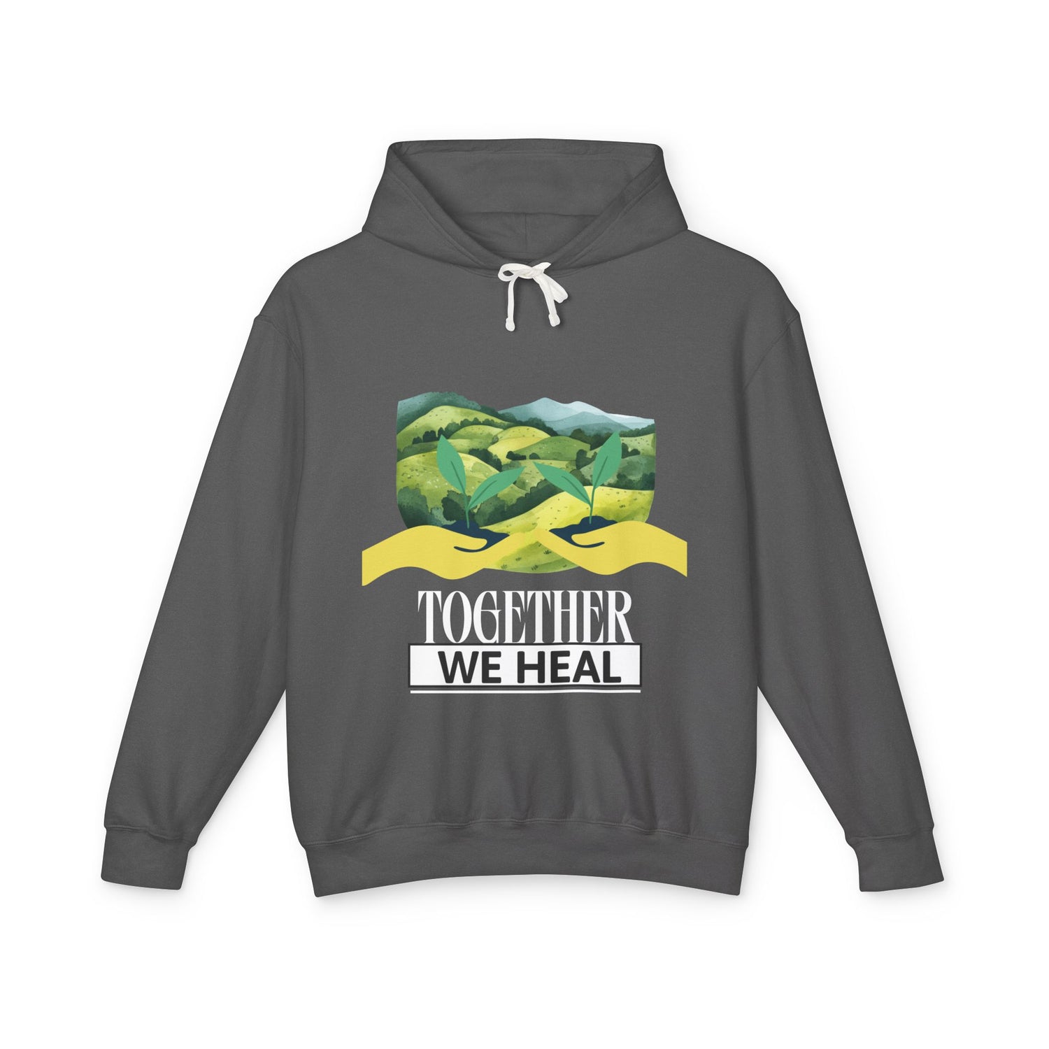Together We Heal Unisex Lightweight Hooded Sweatshirt