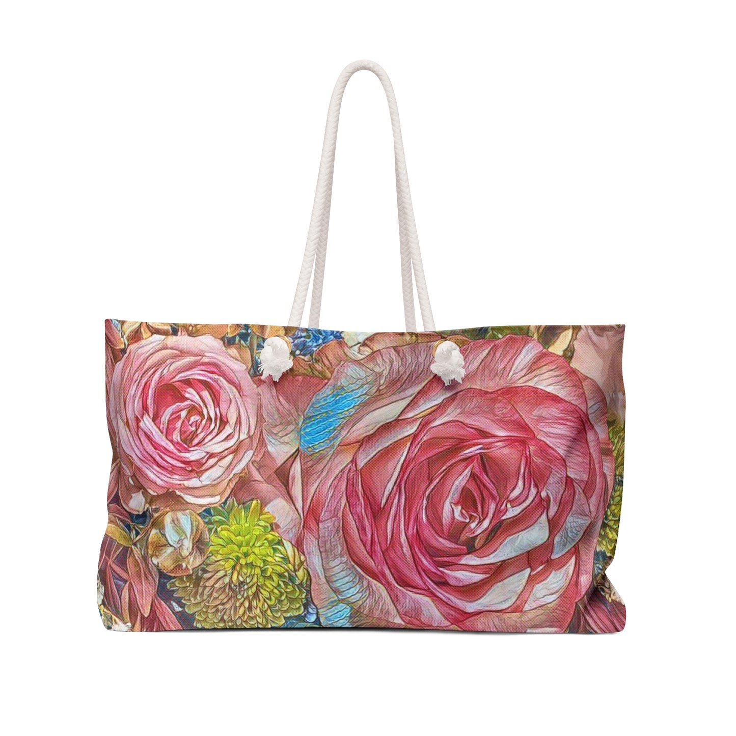 Flower Art Weekender Bag