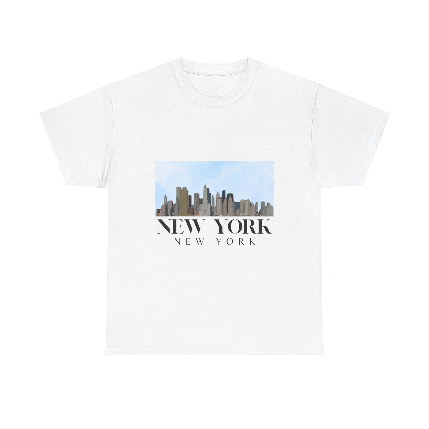 New York Unisex Heavy Cotton Tee