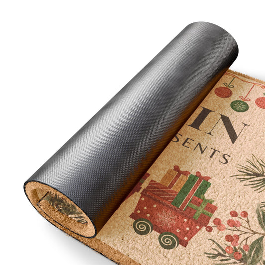 Come in If You Have Presents  - Holiday Doormat