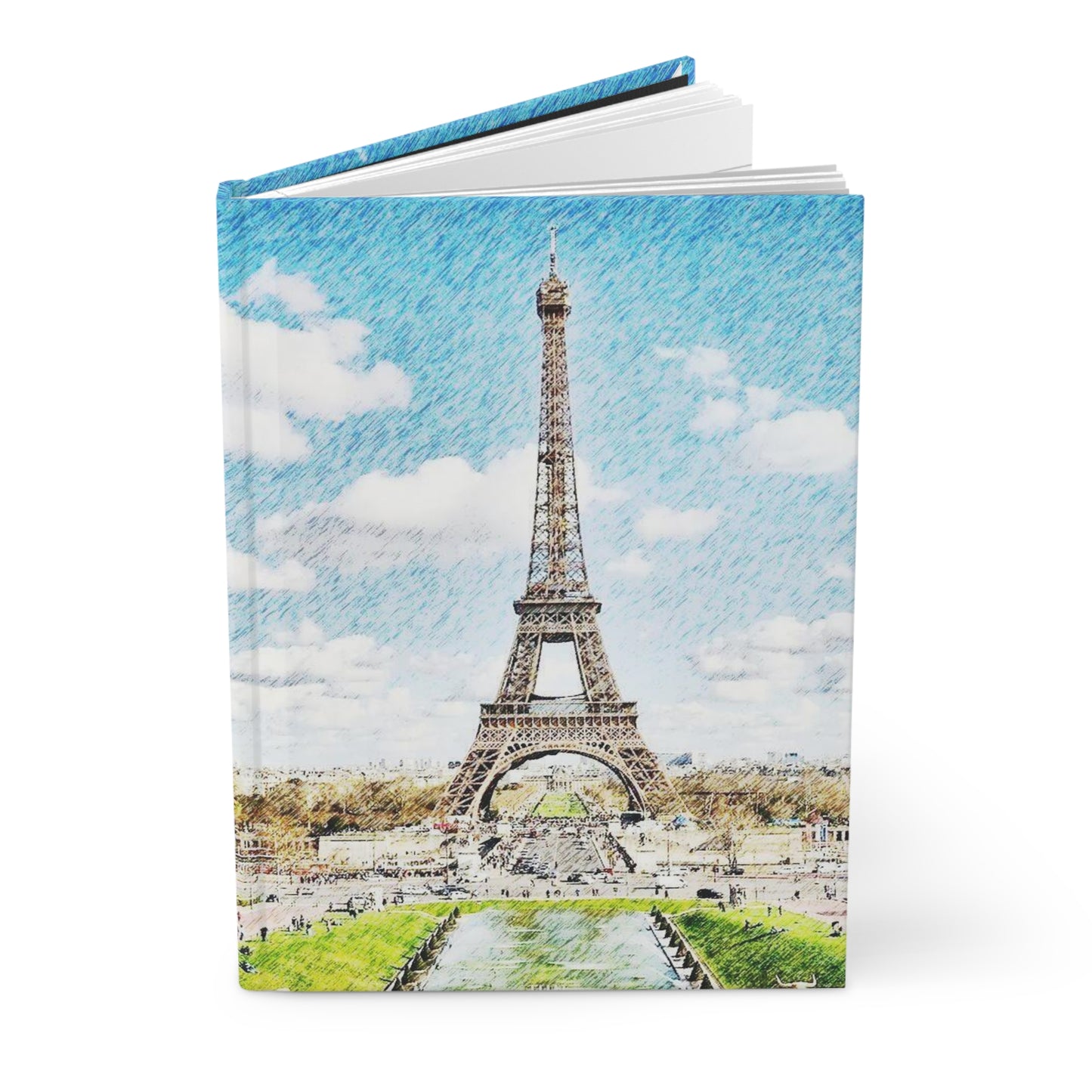 Eiffel Tower Hardcover Journal Matte