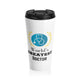 World's Greatest Doctor Stainless Steel Travel Mug 15oz - Doctor Gift