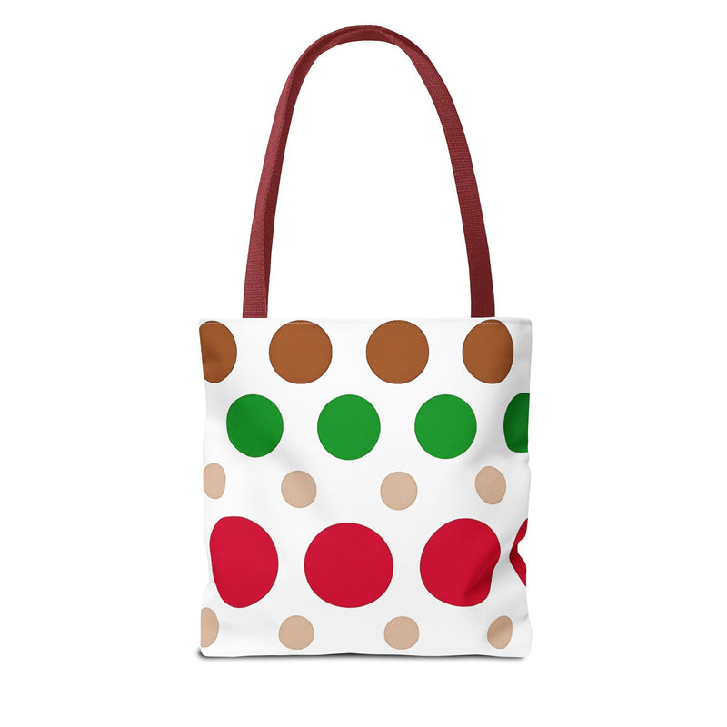 Colorful Polka Dot Tote Bag