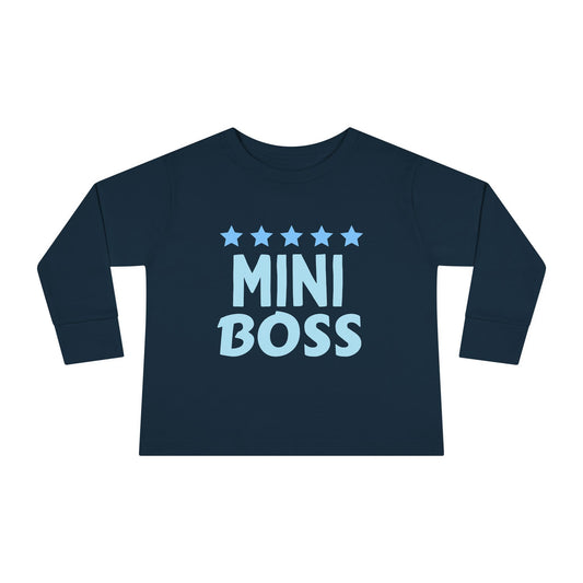 Mini Boss Toddler Long Sleeve Tee