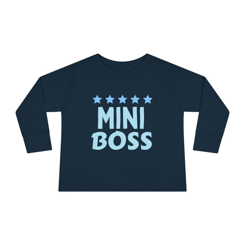 Mini Boss Toddler Long Sleeve Tee