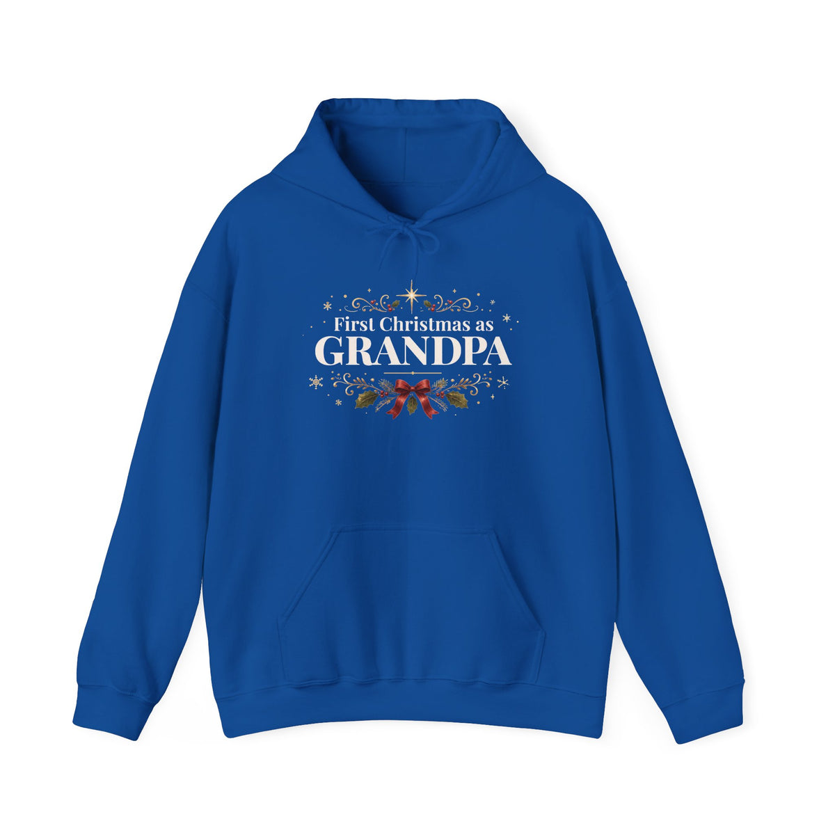 First Christmas as Grandpa Hoodie | First Time Grandpa Christmas Gift