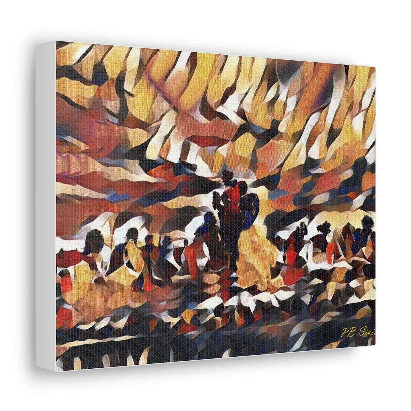 "Burnin' Rock Cafe" Canvas Gallery Wrap