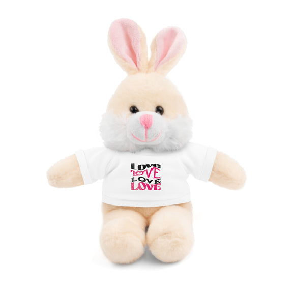 Love Typography - Romantic Stuffed Animals with Tee